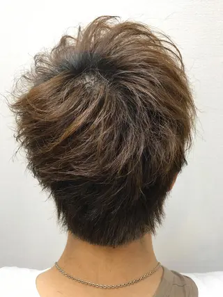 ショート メンズ 吉森 満俊のヘアスタイル