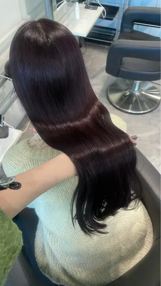 カラー 🤍ブリーチなし ブラウンhimi🤍のヘアスタイル