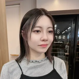 カラー 縮毛矯正/髪質改善 インナーカラーせいぎのヘアスタイル