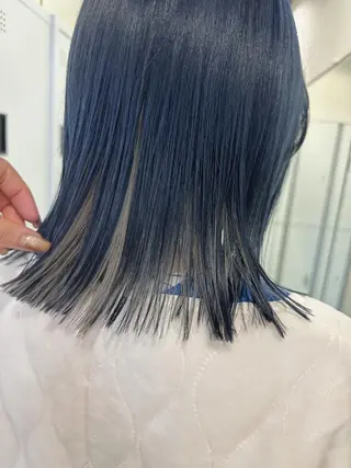 ミディアム カラー ブリーチカラー/ベー ジュ/Hono🦖のヘアスタイル