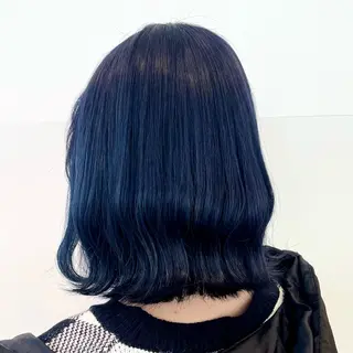 ミディアム カラー 【透明感カラー🩶】 津田和希のヘアスタイル
