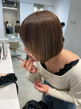 ショート 表参道ミディアム レイヤー山岸季生のヘアスタイル
