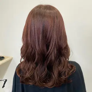 ロング カラー パーマ ヘアアレンジ メンズ キッズ ネイル マツエク・マツパ アイブロウ エクステモデル募集 💗大阪梅田/川上のヘアスタイル