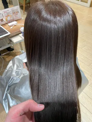 ミディアム カラー 美髪/髪質改善 川口凌弥のヘアスタイル