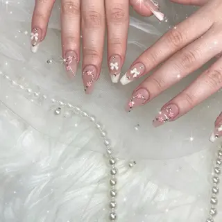 ネイル Blue daisy RIN🎀のネイルデザイン