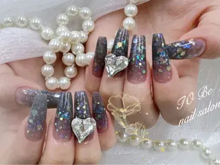 ロング Nail Salon To Be珈月のネイルデザイン