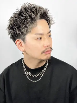 ショート カラー ヘアアレンジ メンズ ⚡️メンズ特化⚡️ 倉林 隼大のヘアスタイル