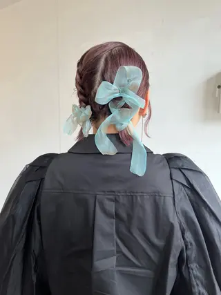 aya/ブリーチ/ ボブ/ショートのヘアスタイル