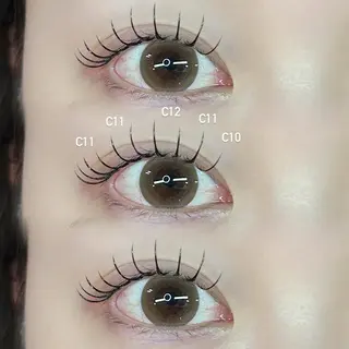 マツエク・マツパ UNPLAN HIBIKIのマツエク・マツパデザイン