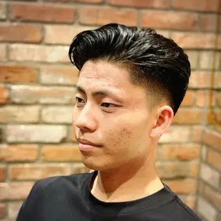 ショート メンズ HIROGINZAプレミアムバーバー赤坂店所属・田中 千恩のヘアスタイル