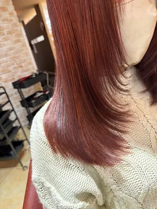 ロング 小倉 沙織のヘアスタイル