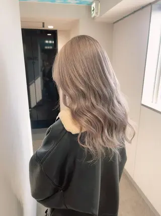 ロング カラー ヘアアレンジ 松井那津子 /ハイライトブリーチのヘアスタイル