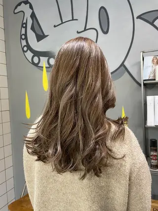 ロング カラー メンズ専門サロン wokeのヘアスタイル