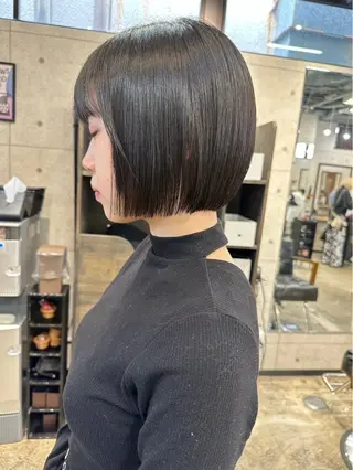 ショート ⋆✦ Leon cut¥1100のヘアスタイル