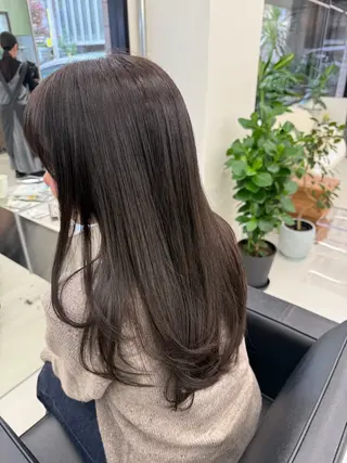 ロング カラー 表参道🌿赤み消し カラー/チナツのヘアスタイル