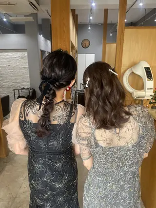 ミディアム miloc MOMOKAのヘアスタイル