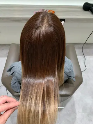 ロング 縮毛矯正/髪質改善 EARTH髙橋のヘアスタイル