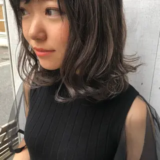ミディアム カラー 🌷nanase🌷 gally hairのヘアスタイル