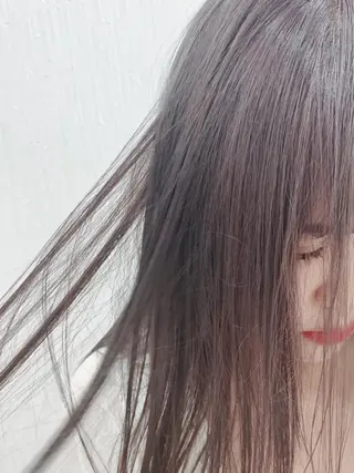 セミロング カラー レイヤーカットモデル 募集/藤原一真のヘアスタイル