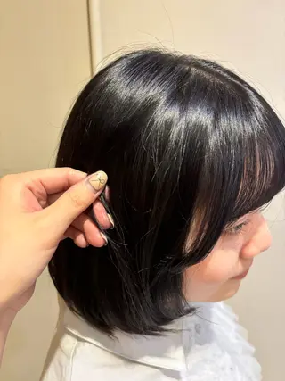 カラー オリーブ🎶アッシュ グレージュちひろ🧸のヘアスタイル