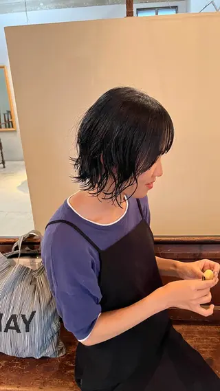 ミディアム パーマ 前川 華恋 / room3のヘアスタイル