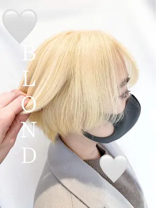 ショート カラー ハイトーン特化 川井優汰のヘアスタイル