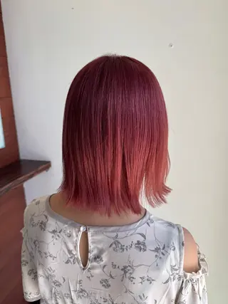 ミディアム カラー 大塚 しおりのヘアスタイル