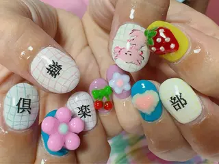 ネイル アイアムアイ 大村磨衣のネイルデザイン