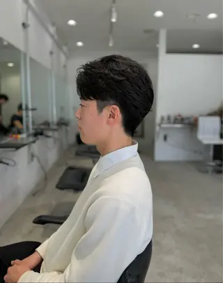 ミディアム パーマ メンズ (Lenis) takutoのヘアスタイル