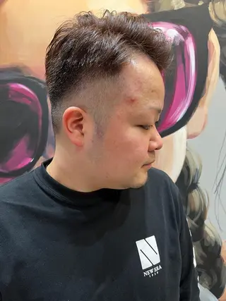 ショート カラー パーマ ヘアアレンジ メンズ キッズ ネイル マツエク・マツパ アイブロウ 久木原 ゆりのヘアスタイル