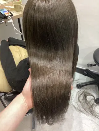 セミロング カラー ヘアアレンジ/柔らか 艶カラー/AKARIのヘアスタイル