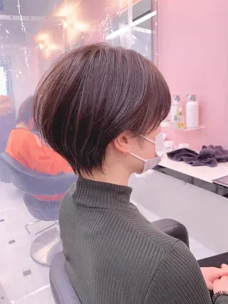 ショート 【赤み消しカラー】 中野浩太のヘアスタイル