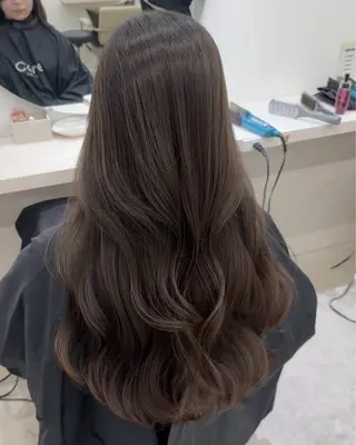 ロング 髪質改善×縮毛矯正 Core 片山健太のヘアスタイル