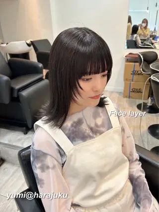 ミディアム カラー パーマ ヘアアレンジ メンズ ワット 原宿のヘアスタイル