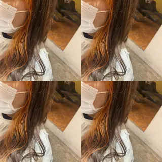 セミロング カラー レイヤー×艶髪特化 マネージャー安藤光司のヘアスタイル