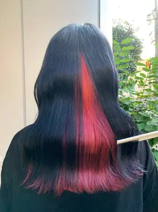 ロング カラー 韓国ヘア 🦋KIRA🦋のヘアスタイル