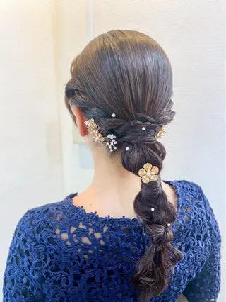 ヘアアレンジ hair make もりした ゆうのヘアスタイル