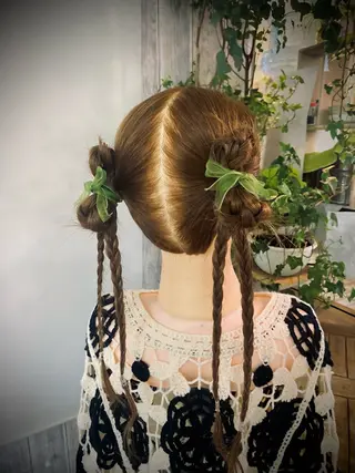 ヘアアレンジ hair make もりした ゆうのヘアスタイル