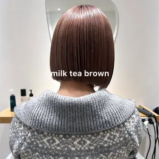 カラー 暖色カラー推し/ トヤエリコのヘアスタイル