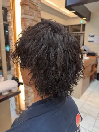 パーマ メンズ ⭐️メンズパーマ /カラー宮野翔のヘアスタイル