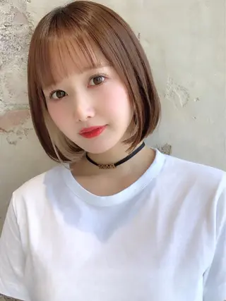 ショート カラー パーマ ヘアアレンジ 骨格別小顔カット/ 顔周りカット/金井のヘアスタイル