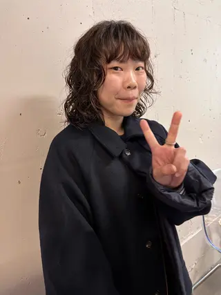 ミディアム パーマ ボブとパーマの達人 /美容室難民の方是非のヘアスタイル