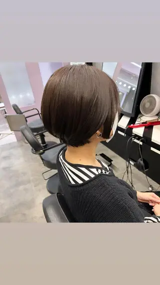 ショート 縮毛矯正・髪質改善 特化 出納 直起のヘアスタイル
