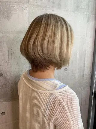 ミディアム カラー パーマ ヘアアレンジ メンズ キッズ ネイル マツエク・マツパ EnBlesS西宮 マンツーマン神道有基のヘアスタイル