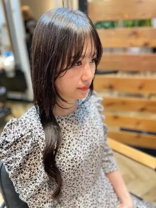 ロング 望恵🌸 韓国🇰🇷スタイルのヘアスタイル
