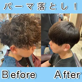 パーマ メンズ 仙台/メンズ/ フェザー/リョウのヘアスタイル