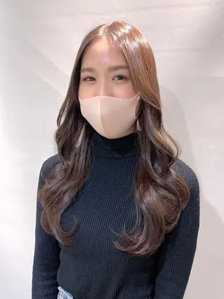 ロング カラー ヘアアレンジ 柔らか垢抜けｶﾗｰと ｶｯﾄ🫧ASUKAのヘアスタイル