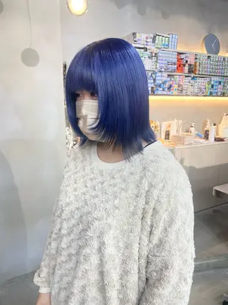 ミディアム カラー 前橋 姫奈のヘアスタイル