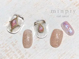 ネイル 𖡼 yumenoのネイルデザイン