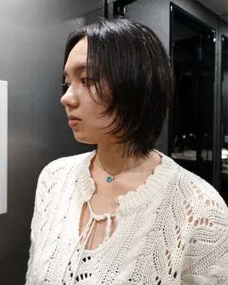 ミディアム 川田大輝 ナチュラルモードのヘアスタイル